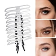 thumbnail image 3 of Stainless Steel Eyebrow Tweezers Precision Hair Removal Tool Portable Beauty Grooming Tweezers for Eyebrow Facial Hair, 3 of 7