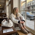 thumbnail image 5 of Cushionaire Ollie Cozy Genuine Suede Clogs for Women, Comfortable Slip-On Mule Loafers with Faux Fur Lining, Memory Foam Cushioning and Durable Rubber Sole, 5 of 26