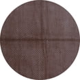 thumbnail image 1 of Ahgly Company Indoor Round Abstract Turquoise Blue Contemporary Area Rugs, 6' Round, 1 of 4