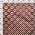 thumbnail image 2 of oneOone Cotton Poplin Fabric Argyle Style Ikat Printed Craft Fabric BTY 56 Inch Wide, 2 of 4
