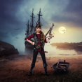 thumbnail image 4 of Renegade Pirate Costume pour Enfant : Très Grand, 4 of 4