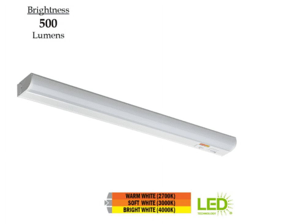 Commercial Electric 13” Slim LED Color Changing Under Cabinet Light White