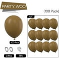 thumbnail image 5 of PartyWoo Retro Brown Balloons, 100 pcs 12 Inch Coffee Brown Balloons, Latex Balloons for Balloon Garland Arch as Party Decorations, Birthday Decorations, Wedding Decorations, Baby Shower Decorations, 5 of 5