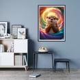 thumbnail image 7 of Diamond Art Kit for Adults, Cute Otter Colorful Rainbow Rings Diamond Painting for Adults Beginners, 5D DIY Diamond Art Painting Kits, Colorful Diamond Painting Craft for Home Decor 12x16, 7 of 7