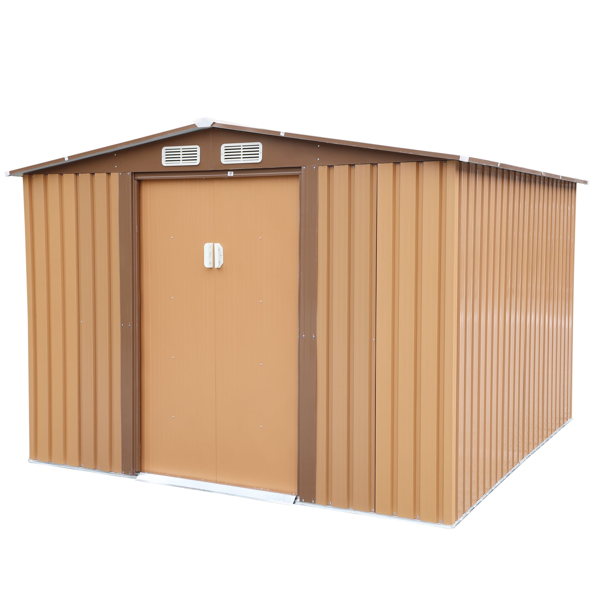 Details about   Portable Storage Shed Motorcycle Cover Tool Lawnmower Shed 6x8x7.8' 