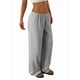 thumbnail image 3 of Pantalones Deportivos Anchos para Mujer, con Cordón, Holgados, de Cintura Alta y Sueltos, Informales Gris S, 3 of 9