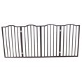 thumbnail image 5 of COSMOS Freestanding Folding Pet Gate for Doorways and Stairs, Solid Wood Dog Barrier in Dark Brown, No Installation Required, 5 of 9
