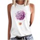 thumbnail image 1 of Tops casuales de verano sin mangas para mujer Tops de chaleco sin mangas con estampado de cuello redondo Pompotops  lopia996528, 1 of 8