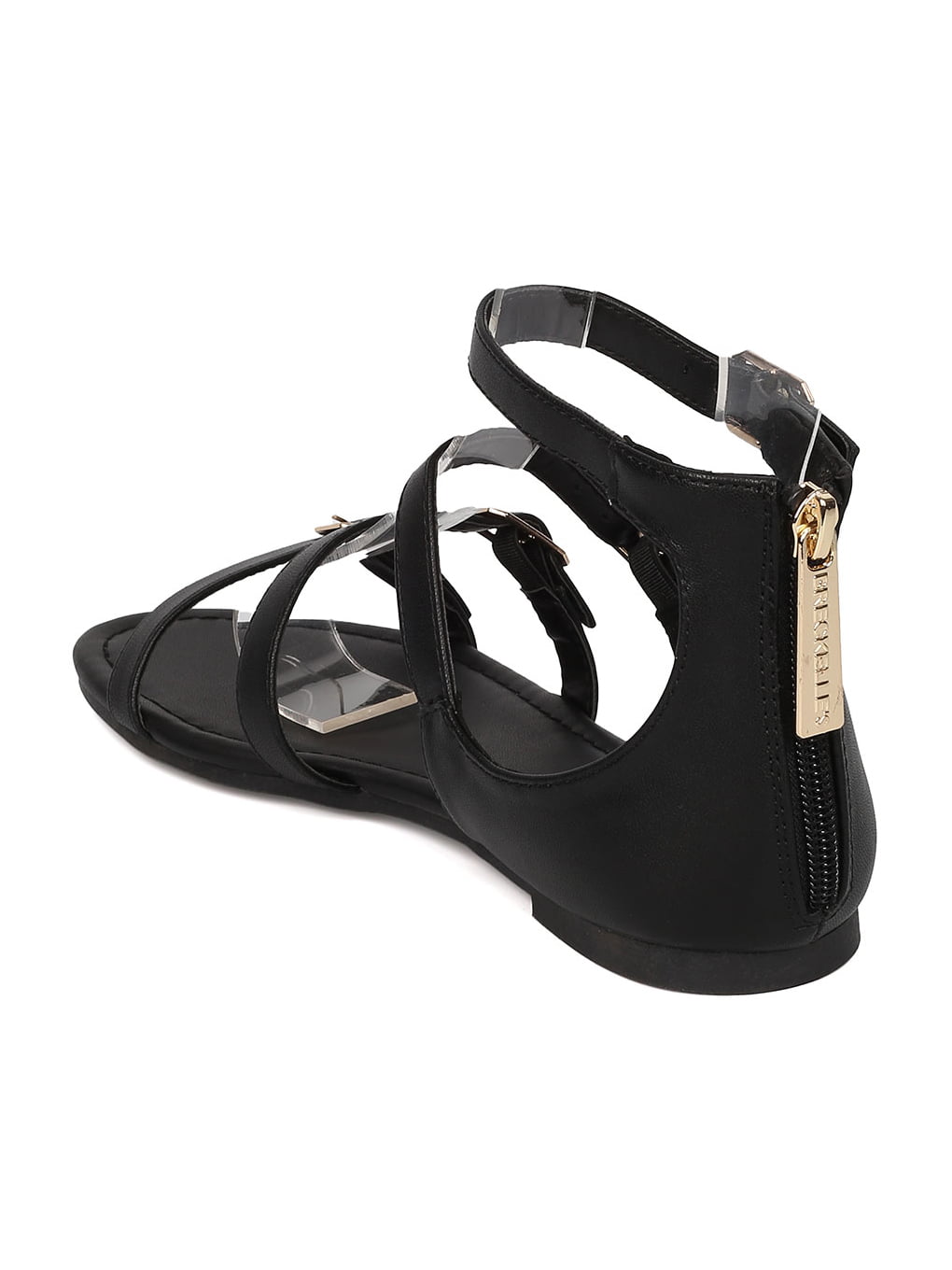 Details about   New Women Breckelles Indio-31 Leatherette Strappy Buckled Flat Sandal 
