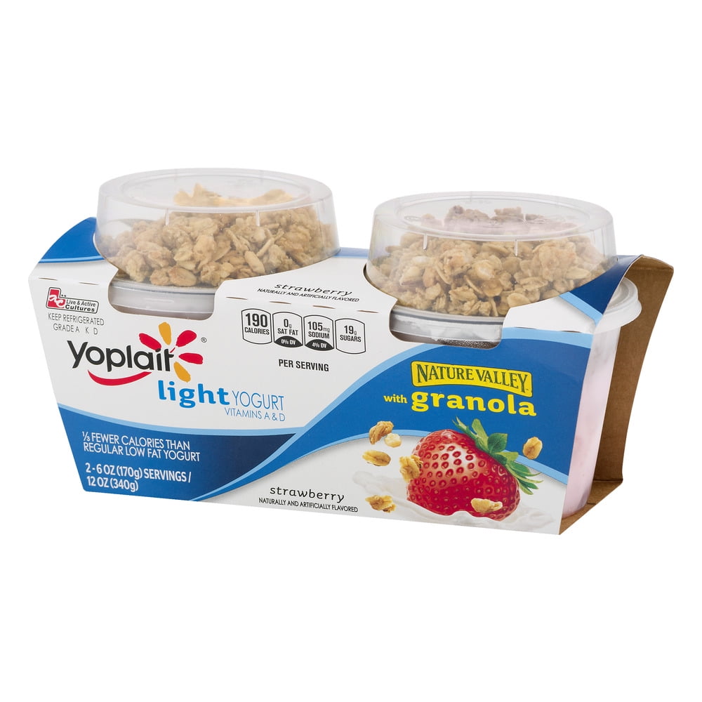 greek yogurt with granola nutrition facts