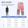 thumbnail image 4 of Naloa Abstract Pink Gold Splash Pajama Pants Men, PJ Bottoms, Sleep & Lounge Pants-XX-Large, 4 of 6