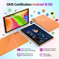 thumbnail image 4 of FITIFUN 10.1 inch Android 16 Tablets,8GB RAM 32GB ROM 1TB Expand,Five-Core,HD Display,Gemini AI-Orange, 4 of 9