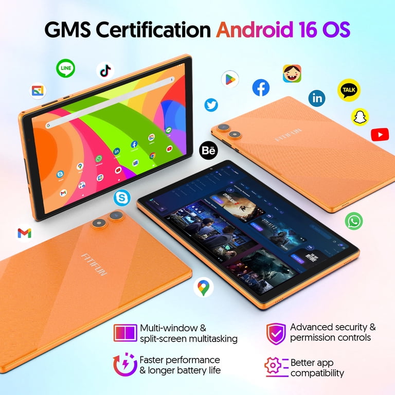 FITIFUN 10.1 inch Android 16 Tablets,3GB RAM 32GB ROM 1TB Expand