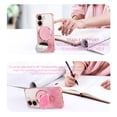 thumbnail image 3 of Kickstand Case for Xiaomi Poco C65 Cover Soft TPU Silicone Phone Case with Luxury Magnetic Mirror Stand Shell for Women Men Anti-Fall Protective Cover Compatible with Xiaomi Poco C65 Case, 3 of 7