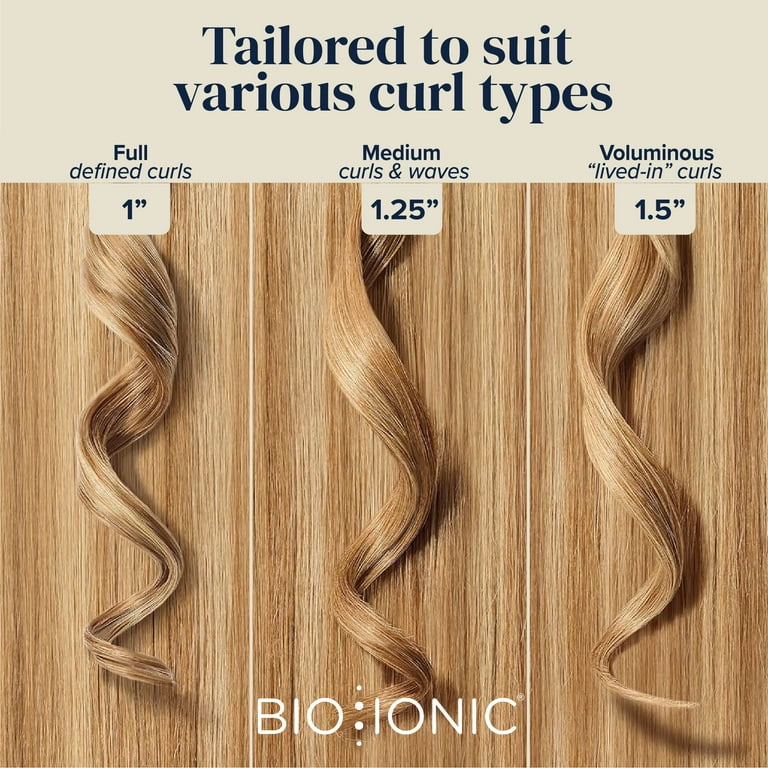 Bio Ionic Long Barrel Styler Curling Iron 1.25 with Variable Heat Setting