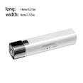thumbnail image 3 of Linterna portátil Potente Soidarity Banco de energía Equipo de iluminación a prueba de agua Recargable por USB Blanco 617A, 3 of 6