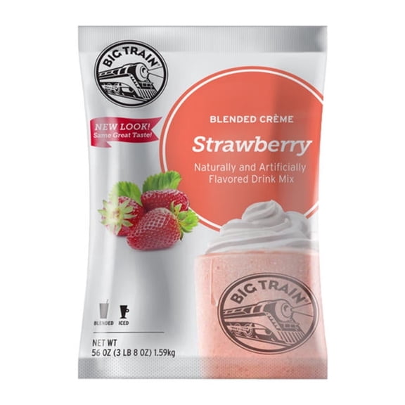 Big Train Strawberry Blended Creme Mix cs 5/3.5 lb