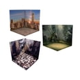thumbnail image 1 of lionlar 3Pcs 1/12 Backdrop Storage Scene Decoration Organizer Vehicle Model Showcase for Forest Sunset Debris, 1 of 9