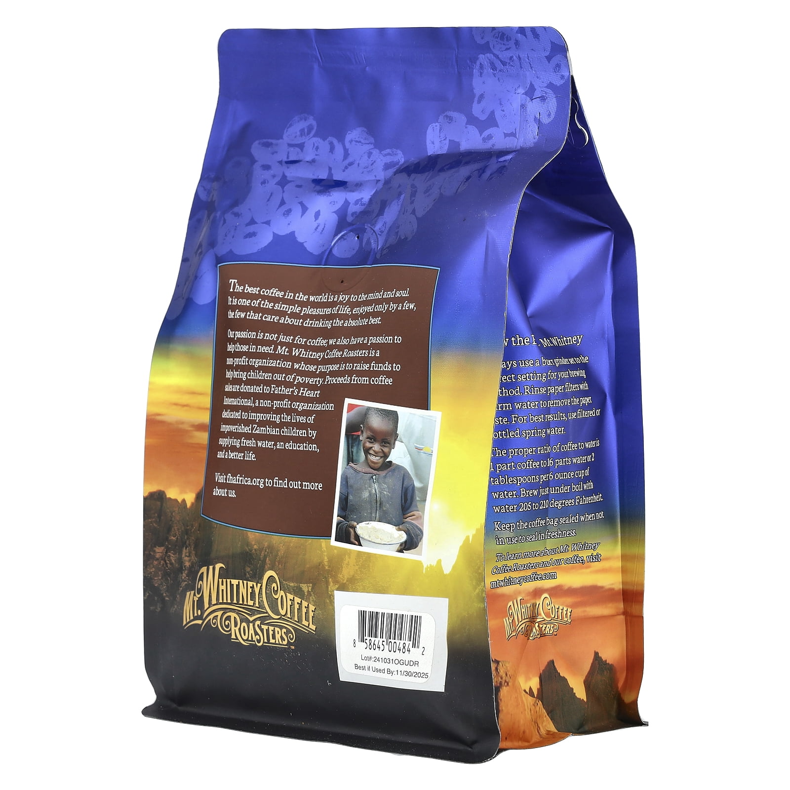 Mt. Whitney Coffee Roasters Organic Guatemala Adiesto, Whole Bean Coffee, Medium Roast, 12 oz (340 g)
