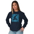 thumbnail image 4 of Retro Smurf Cool 90s Graffiti Vibes Long Sleeve TShirt Men Women Brisco Brands S, 4 of 6