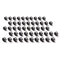 Allstar Performance ALL18306-50 0.875 in. Aluminum Line Clamps - Pack of 50