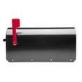 thumbnail image 5 of Architectural Mailboxes Sequoia™ Heavy duty Steel Metal Post Mounted Mail Box for outside, Black, Large Curbside Mailbox with Magnetic Latch, 5 of 5
