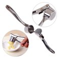 Elenxs Garlic Press Crusher Mincer Kitchen Stainless Steel Garlic