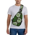 thumbnail image 1 of ZICANCN Green Abstract Geometric Art Crossbody Sling Bag for Men Women - Casual Shoulder Backpacks for Travel Sport Climbing Runners Daypack, 1 of 9