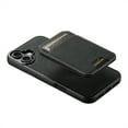 thumbnail image 2 of Dteck Magnetic Case for iPhone 16, Detachable Wallet PU Leather Case with Card Slot Kickstand Business Retro Phone Cover, Black, 2 of 6