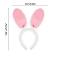thumbnail image 3 of Qocolhg Easter Egg Bunny Themed Decorations for Home, Bunny Headband Cute Soft Bunny Headband Easter Bunny Costume Accessories Easter Bunny Suitable For Bunny Cosplay Costume Accessories, 3 of 6