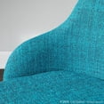 thumbnail image 3 of Bacci Dining Room Chairs for Dining Table Set of 2, Upholstered Dining Chairs, Modern Dining Chair, Kitchen Chairs for Dining Table, Mid Century Modern Dining Chairs (Teal Fabric), 3 of 6