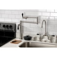 thumbnail image 2 of Kingston Brass KS4708PKL Duchess Deck Mount Pot Filler Faucet, Brushed Nickel, 2 of 8