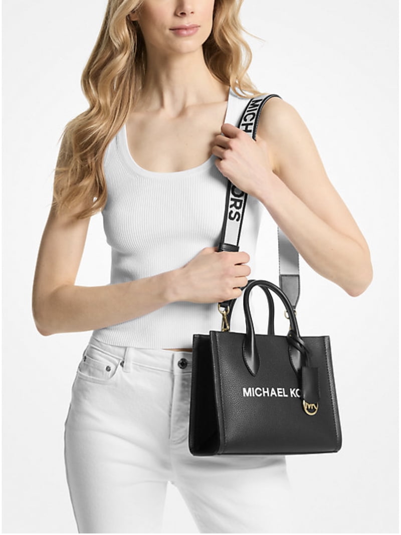 Michael Kors, Mirella Small Pebbled Leather Crossbody Purse Bag