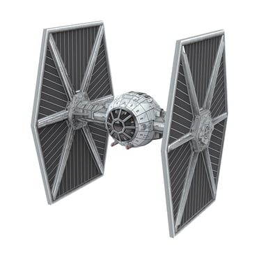 University Games Star Wars Imperial TIE Fighter Model Kit, Grey
