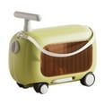 thumbnail image 2 of Maleta para montar, equipaje de mano, regalo, espaciosa maleta para niños, estuche de equipaje para niños, viajes al libre, niños y niñas Verde, 2 of 9
