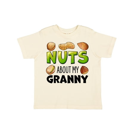 

Inktastic Nuts About My Granny Peanut Almond Pistachio Boys or Girls Toddler T-Shirt