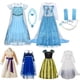 thumbnail image 2 of Vestido de princesa Elsa de Disney para niñas, disfraz de lentejuelas, ropa de fiesta de cumpleaños, disfraz de Carnaval para niños zhangmengya unisex, 2 of 2