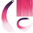 thumbnail image 2 of SEGO Ponytail Hair Extensions Donut with Rainbow Braiding Hair Professional Synthetic Fiber Braids Hair, 2 of 7
