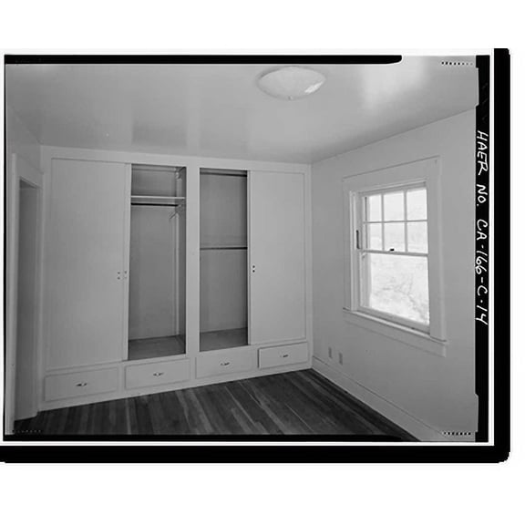 Historic Print, Rush Creek Hydroelectric System, Worker Cottage, Rush Creek, June Lake vicinity, Mono County, CA - 33, 16" x 20"