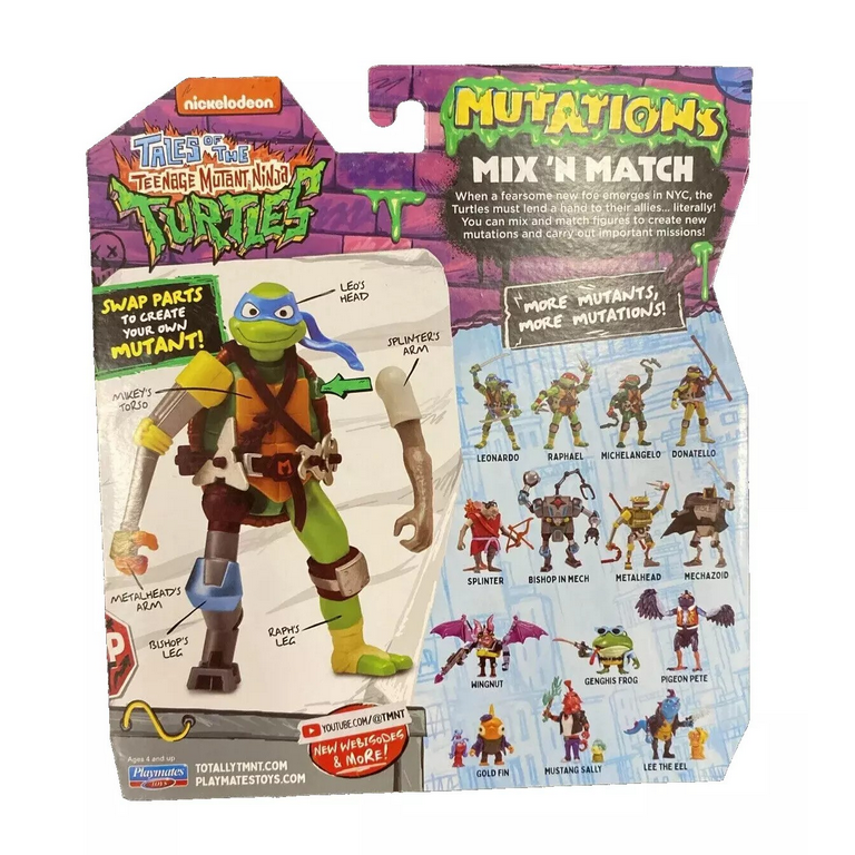 Teenage Mutant Ninja Turtles Mutations Mix N Match Gold Fin Figure