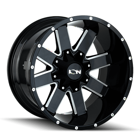 20x12 Ion 141 Gloss Black Milled Wheel 8x170 (-44mm)