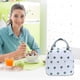 thumbnail image 1 of Bolsa aislante para lonchera | Bolsa Bento de gran capacidad | Poliéster portátil con estampado de cactus | Cierre de cremallera | Nevera reutilizable para adultos | 24x20x22cm | Transportador de, 1 of 6
