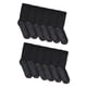 thumbnail image 2 of Pack de 6 a 12 pares de calcetines Hanes Max Cushion para hombre, color negro y gris, 2 of 4