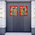 thumbnail image 5 of Fiudx Pares de Puertas Del Año de La Serpiente 2025, Decoración Festiva de Año Nuevo, Símbolos Auspiciosos de Riqueza y Suerte, Fácil Aplicación, Decoración Del Hogar para El Festival de Primavera, D, 5 of 5