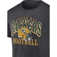 thumbnail image 3 of NFL Green Bay Packers Men's Cotton Charcoal Heather Short Sleeve T-Shirt, 3 of 4