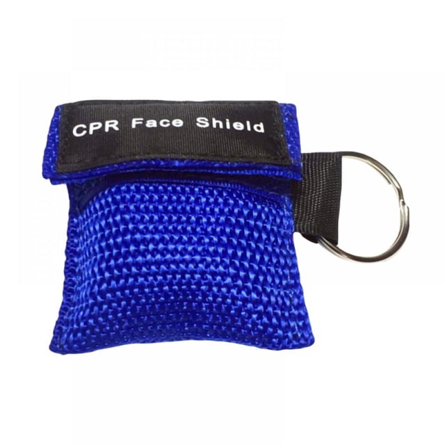 Bangus CPR Face Shield Mask Keychain Ring Emergency Kit CPR Face Shields for First Aid or AED Training