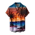 thumbnail image 6 of Awdenio Tshirts Shirts for Men Hawaiian Shirt Short Sleeves Tropical Printed Casual Button Down Summer Beach Floral Shirts, 6 of 6