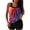 Multicolor-1, variant on Women's Patriotic Flag Print Tankini Set 2 Piece Bathing Suit Scoop Neck Sleeveless Top and Boyshorts Tummy Control Modest Swimsuit Multicolor 2XL