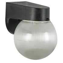 Sunset Lighting F4316 1 Light 7" Height Fluorescent Outdoor Wall Sconce - Black