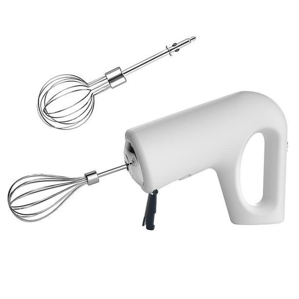 Inteprter Batidor eléctrico inalámbrico Estable para el hogar Multifuncional Batidor de crema Conveniente Mezclador de pasteles pequeños Herramientas Electrodomésticos Blanco Inteprter HA026358-01